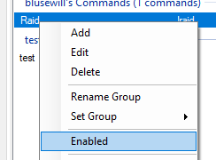 Enable Commands