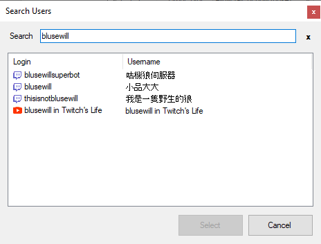 Search User Permission